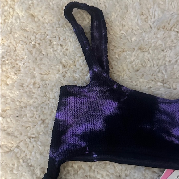 NWT BOND EYE Maya purple  black monokini o/s - Picture 6 of 9